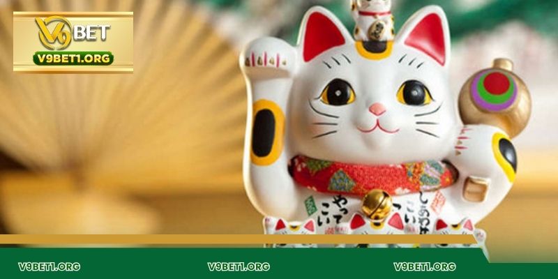 Neko May Mắn vẫy tay mang tài lộc đến gia chủ